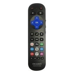 Universal Infrared Replacement Remote for Roku System TV CRC2204V