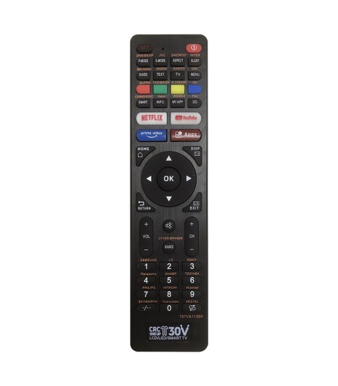 Universal TV Remote Control CRC1130V
