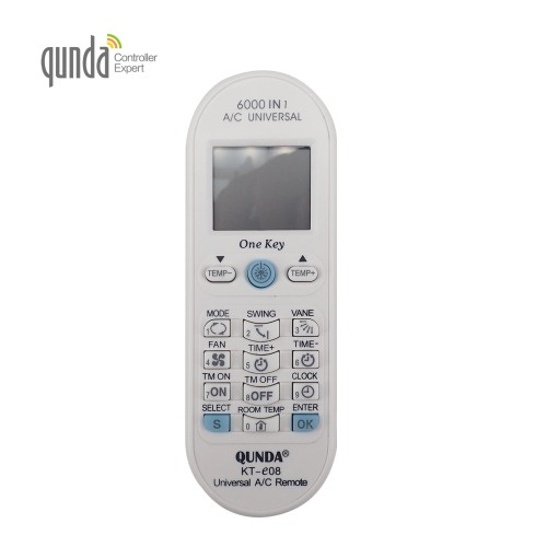 P013889/KT-E08/Pbox 6000IN1 Universal AC Remote Control丨QUNDA