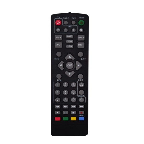 SYSTO丨CRC1155V Universal DVB-T2 Remote Control Popular in Eastern Europe& South Africa & Eastern Aisa