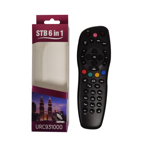 SYSTO丨URC931000 Universal STB 6 in 1 Remote Control for ASTRO Decoder in Malaysia Market