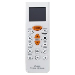 Universal A/C Replacement Remote KT-3999 Universal A/C Replacement Remote KT-3999