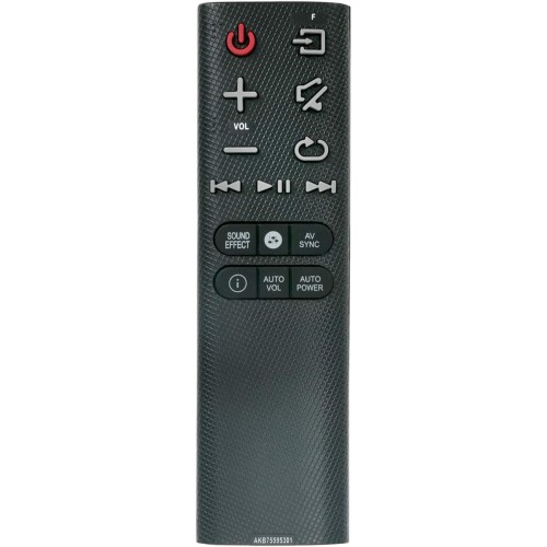 AKB75595301 Replacement Remote Control Applicable for LG Soundbar SK10Y SK10 SK6 SK6Y SK8 SK8Y SK9 SK9Y SKC9 SPK8-W SKM6Y