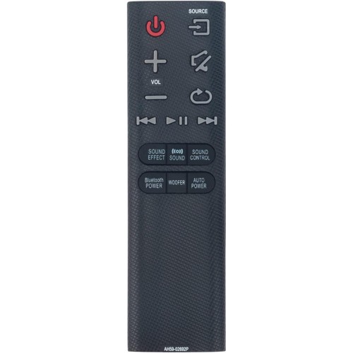 AH59-02692P Replace Remote Control fit for Samsung Sound Bar Speaker System HW-J430 HW-J355 HW-J450 HW-J460 HW-J55 HW-J550 HW-J551 HW-J560 HW-J6000 HW-J6001 HW-JM35 HW-JM45 HW-JM6000 PS-WJ6000