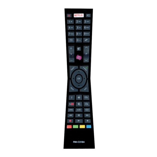 Replacement Remote Control Fit for RM-C3184 RM-C3231 LT43VF53A LT43VU72A LT49VU72A for JVC TV